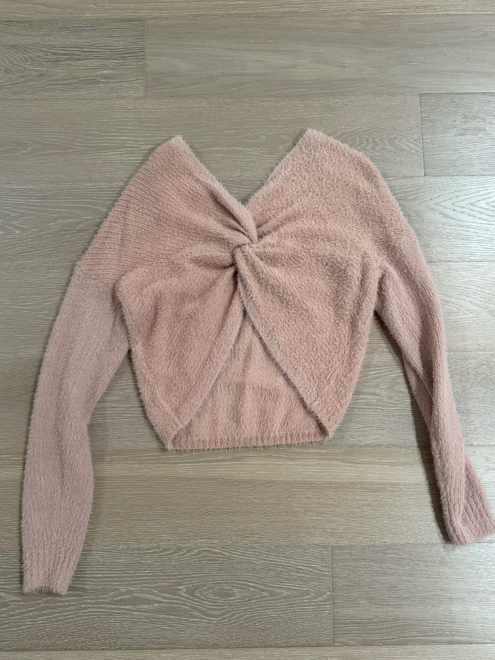 Hollister Pink Fuzzy Sweater